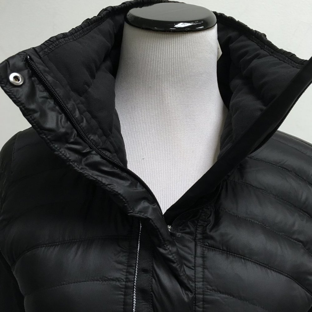 LULULEMON Down for a run black pullover puffer pouch pockets top jacket 4 - Picture 7 of 12